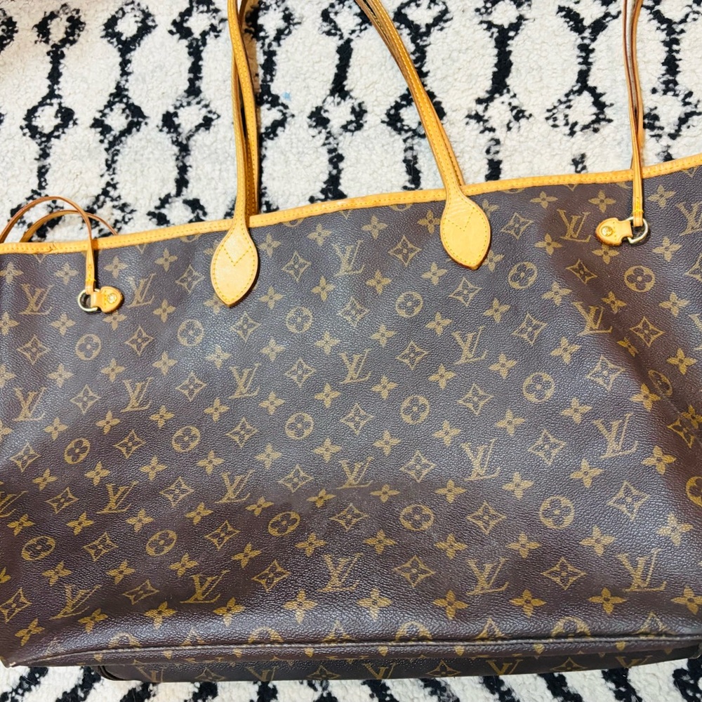 Louis Vuitton Classic Brown and Gold Tote